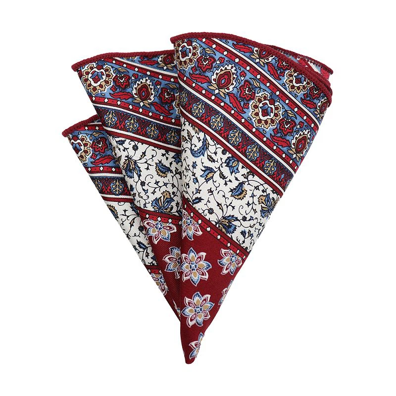 Floral Pocket Square For Wedding