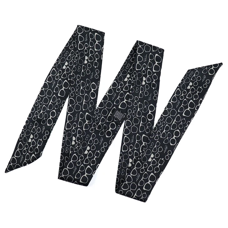 Silver Thin Scarf