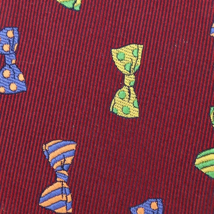Mens Red Bow Tie