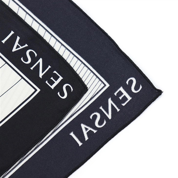 Black Printed Scarf